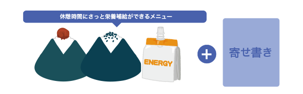 応援サポーター企画 お食事差し入れ編